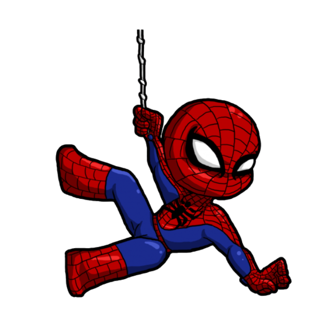 Superhero mascot leaning on the ReInvestWealth app dashboard